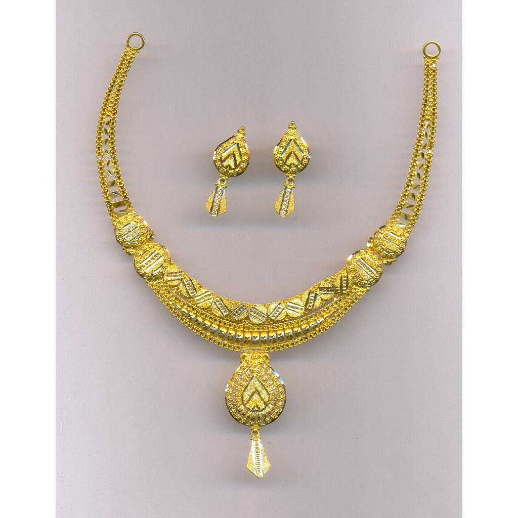 GOLD HALF SET ROUND PLAIN FANCY