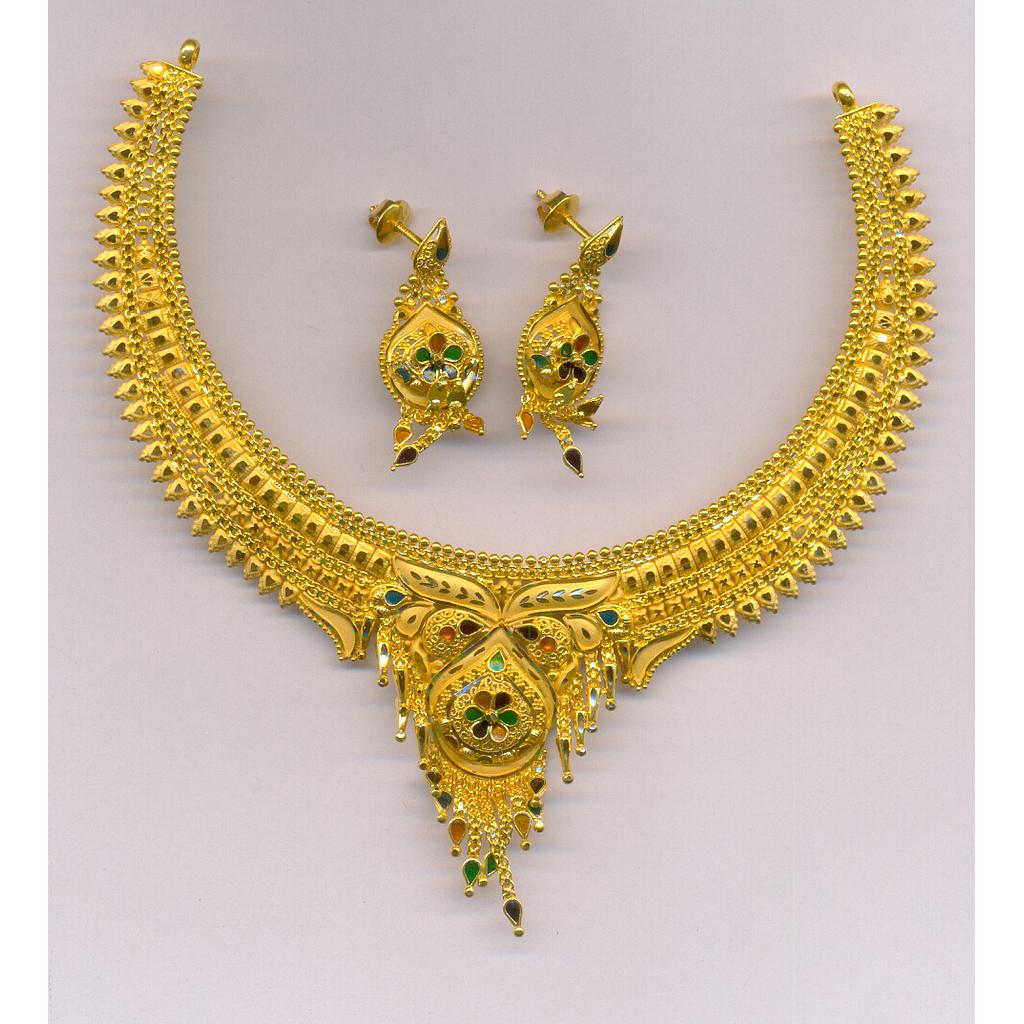 GOLD HALF SET ROUND PLAIN FANCY