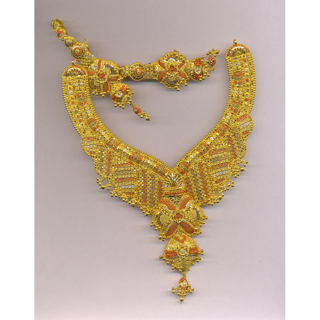 GOLD HALF SET ROUND PLAIN FANCY