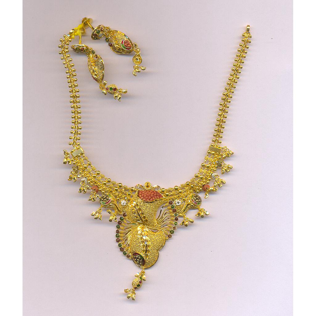 GOLD HALF SET ROUND PLAIN FANCY