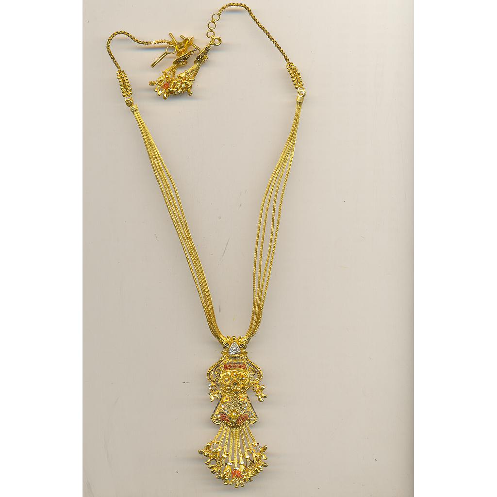 GOLD HALF SET ROUND PLAIN FANCY