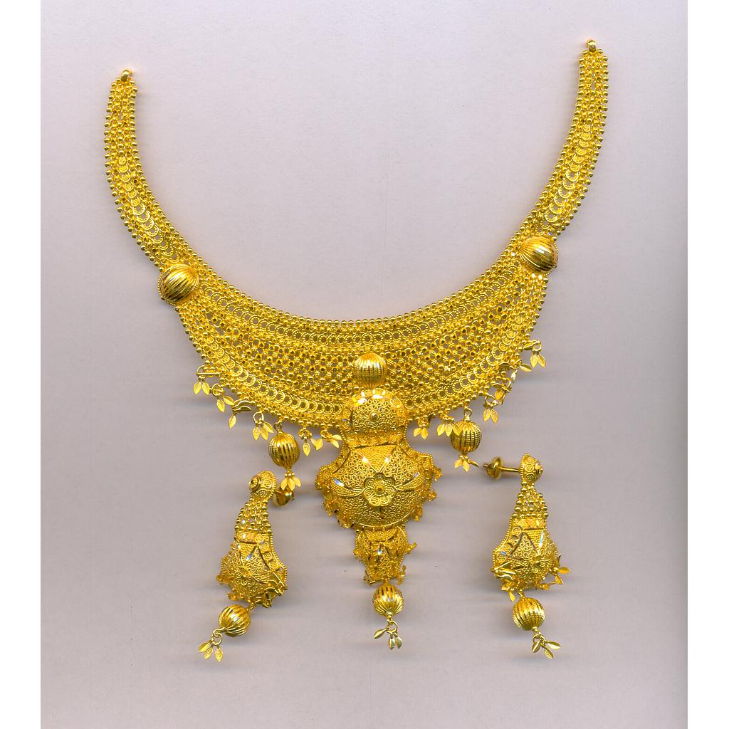 GOLD HALF SET ROUND PLAIN FANCY