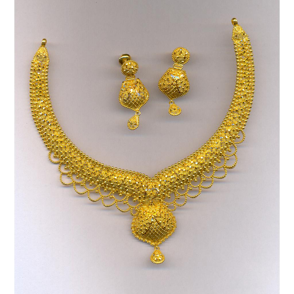 GOLD HALF SET ROUND PLAIN FANCY
