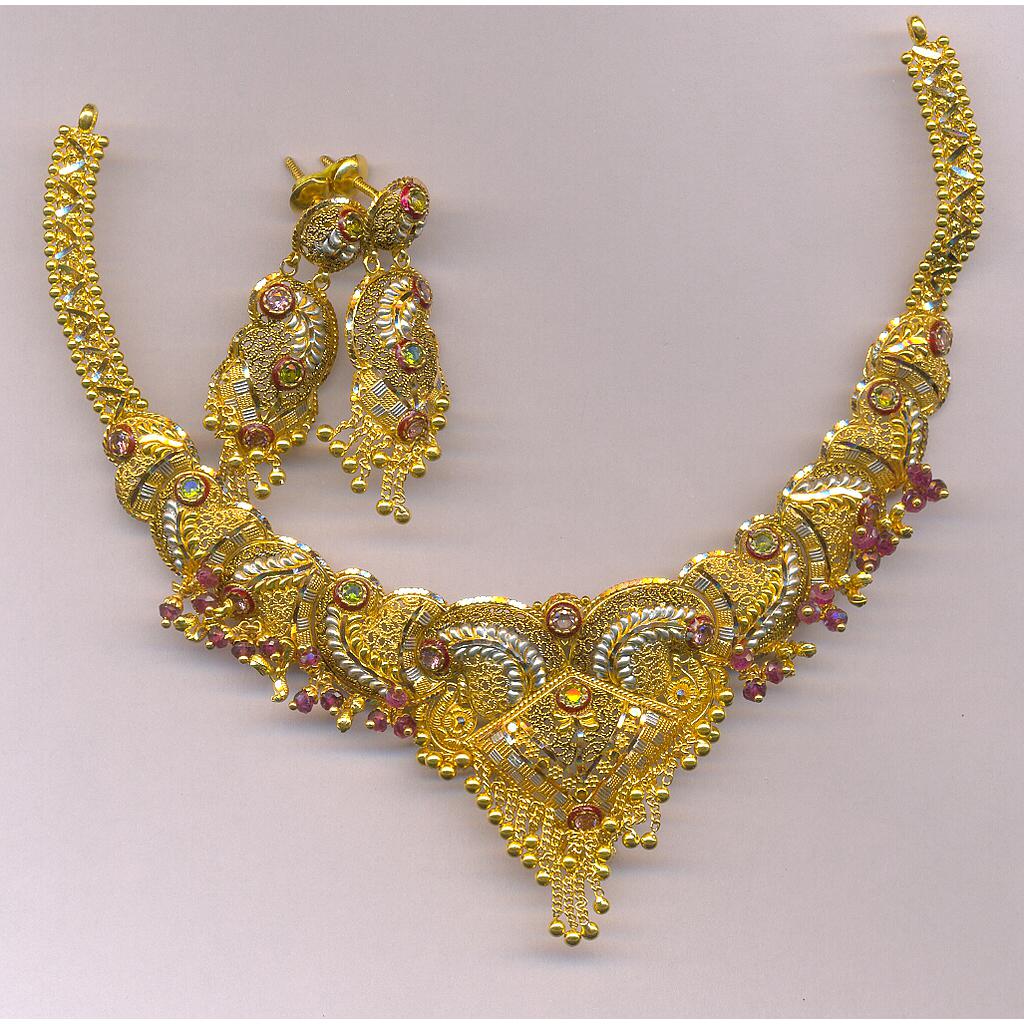 GOLD HALF SET ROUND PLAIN FANCY