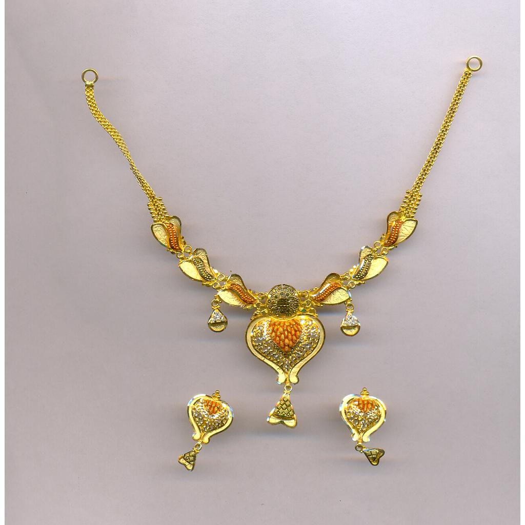 GOLD HALF SET ROUND PLAIN FANCY