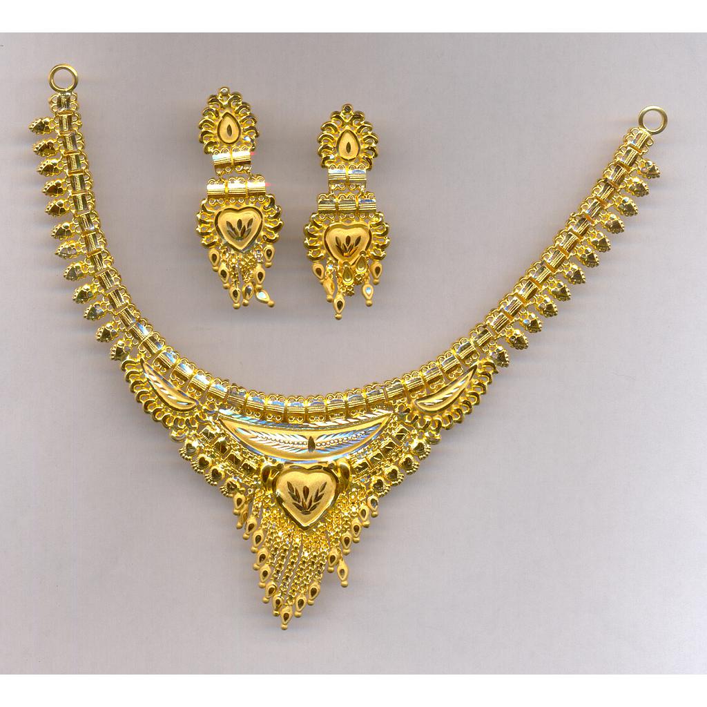 GOLD HALF SET ROUND PLAIN FANCY