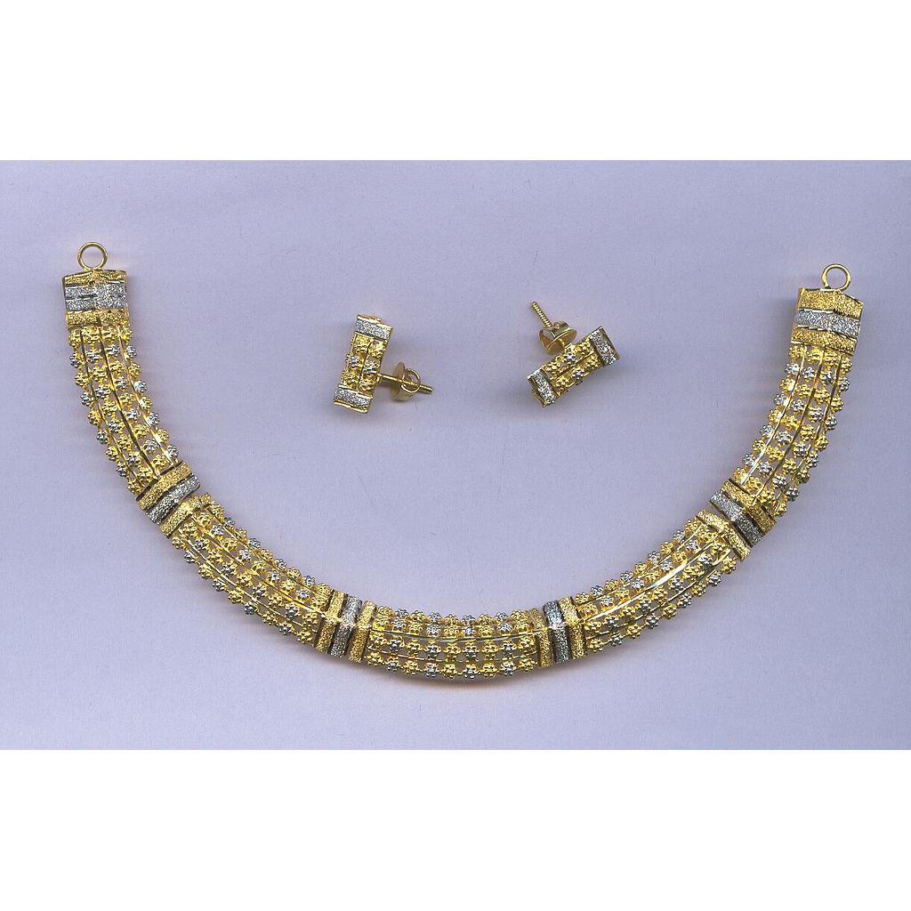 GOLD HALF SET ROUND PLAIN FANCY