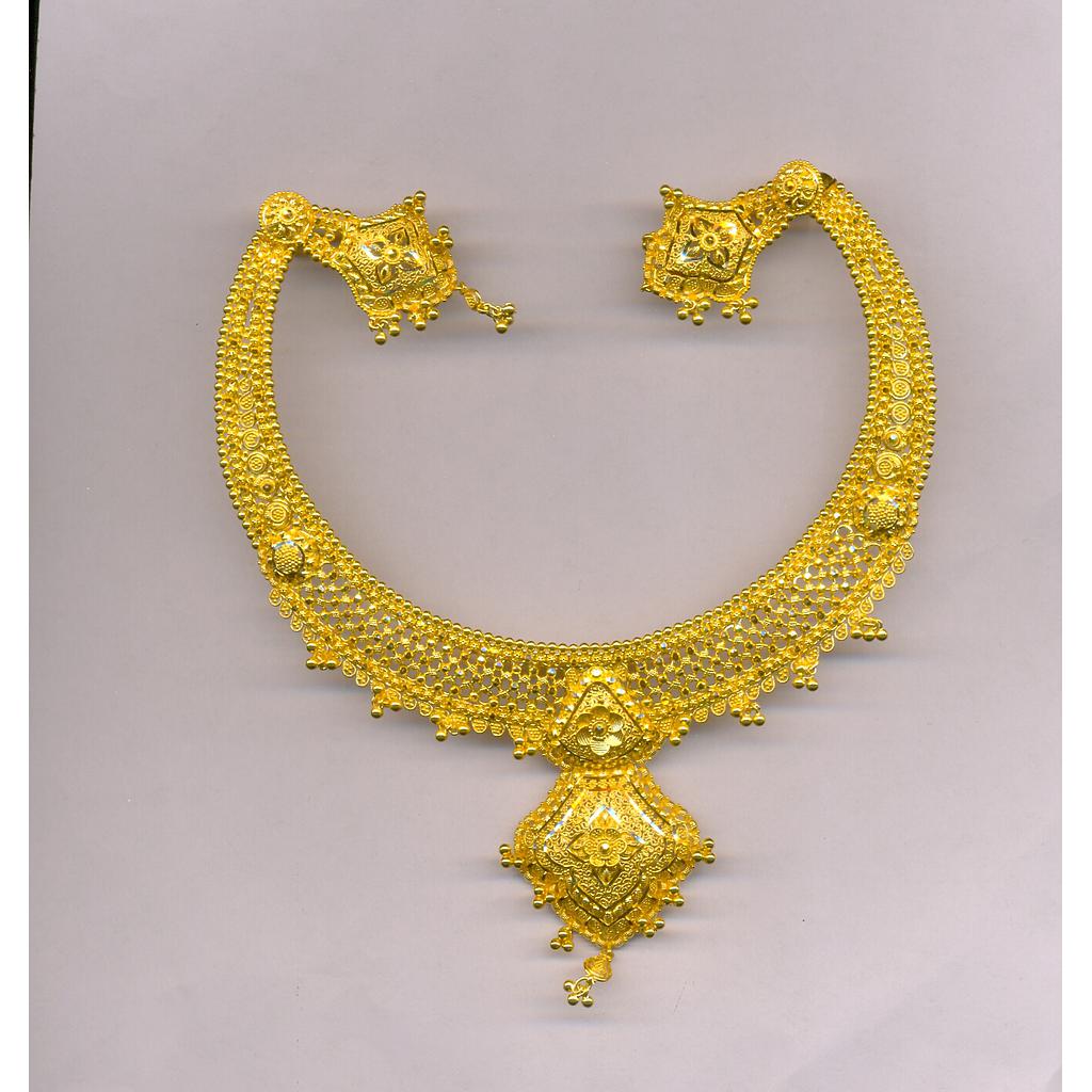 GOLD HALF SET ROUND PLAIN FANCY