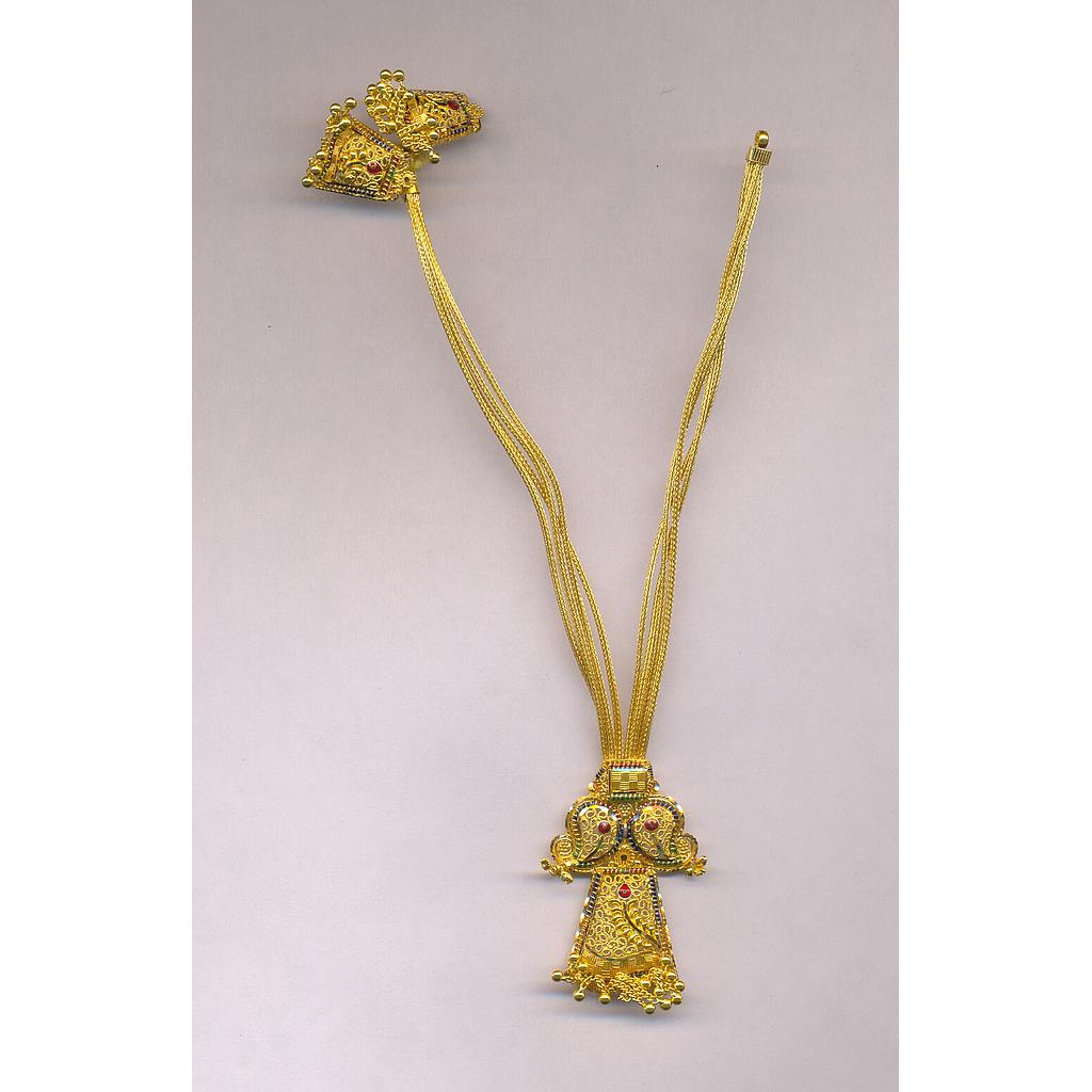 GOLD HALF SET ROUND PLAIN FANCY