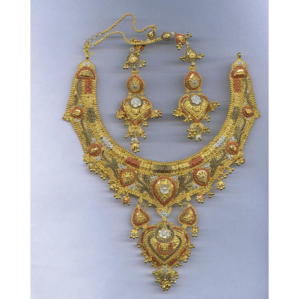 GOLD HALF SET ROUND PLAIN FANCY
