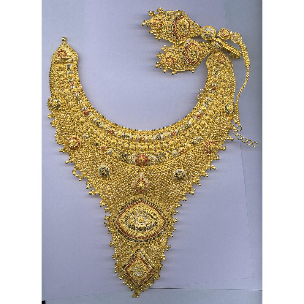 GOLD HALF SET ROUND PLAIN FANCY