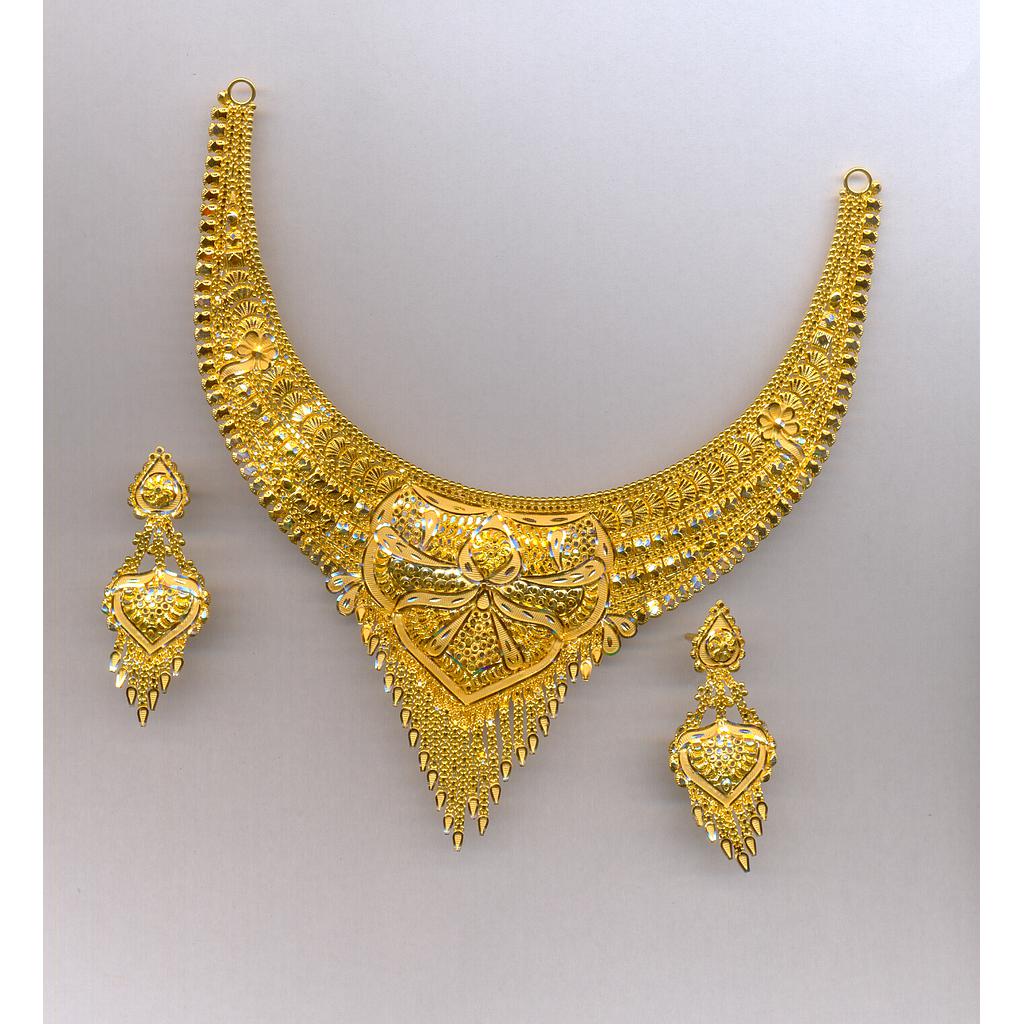 GOLD HALF SET ROUND PLAIN FANCY