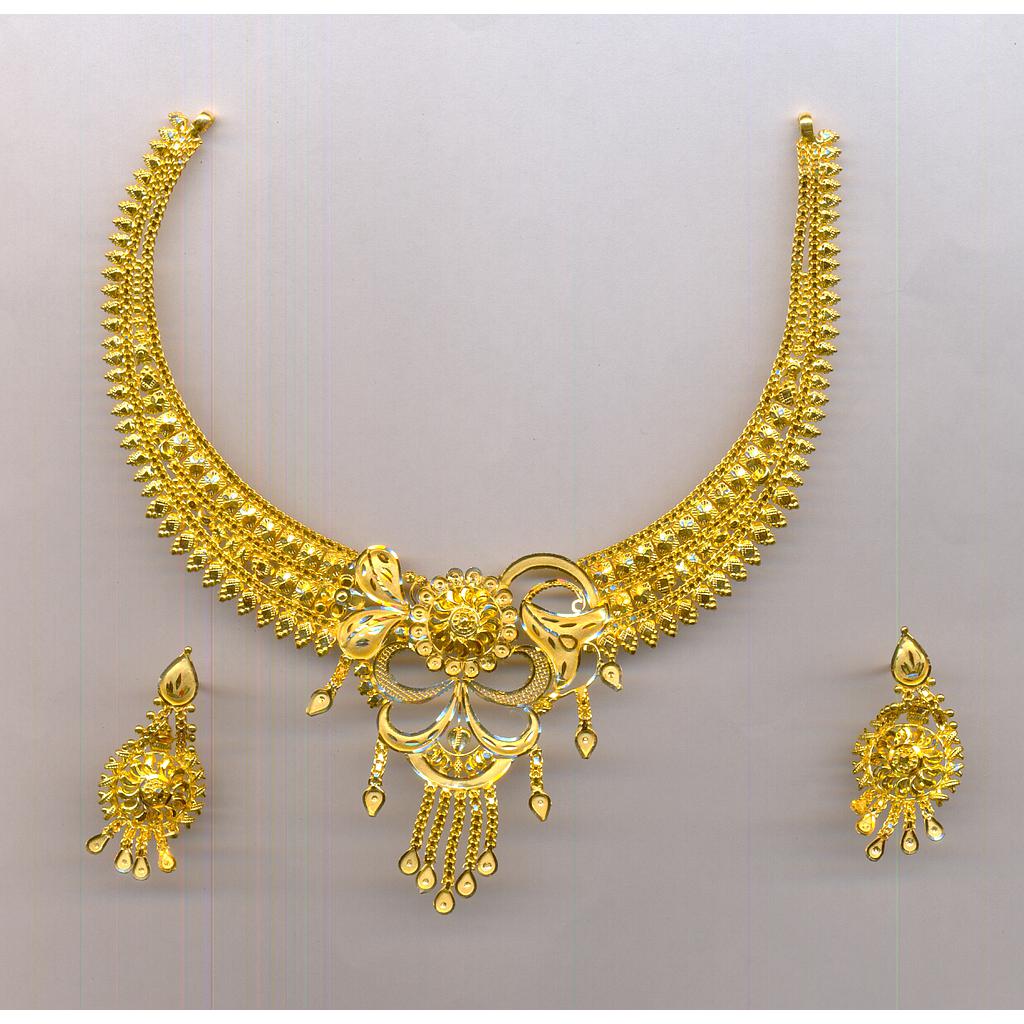 GOLD HALF SET ROUND PLAIN FANCY