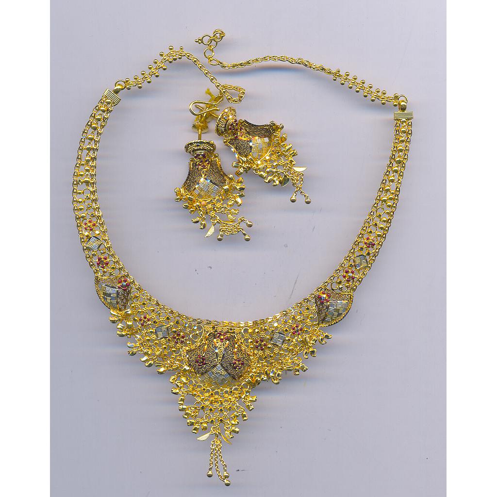 GOLD HALF SET ROUND PLAIN FANCY
