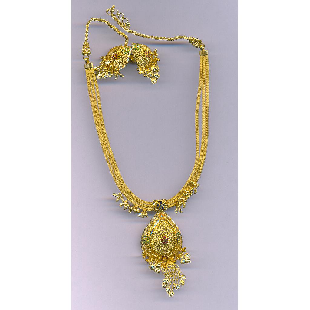 GOLD HALF SET ROUND PLAIN FANCY