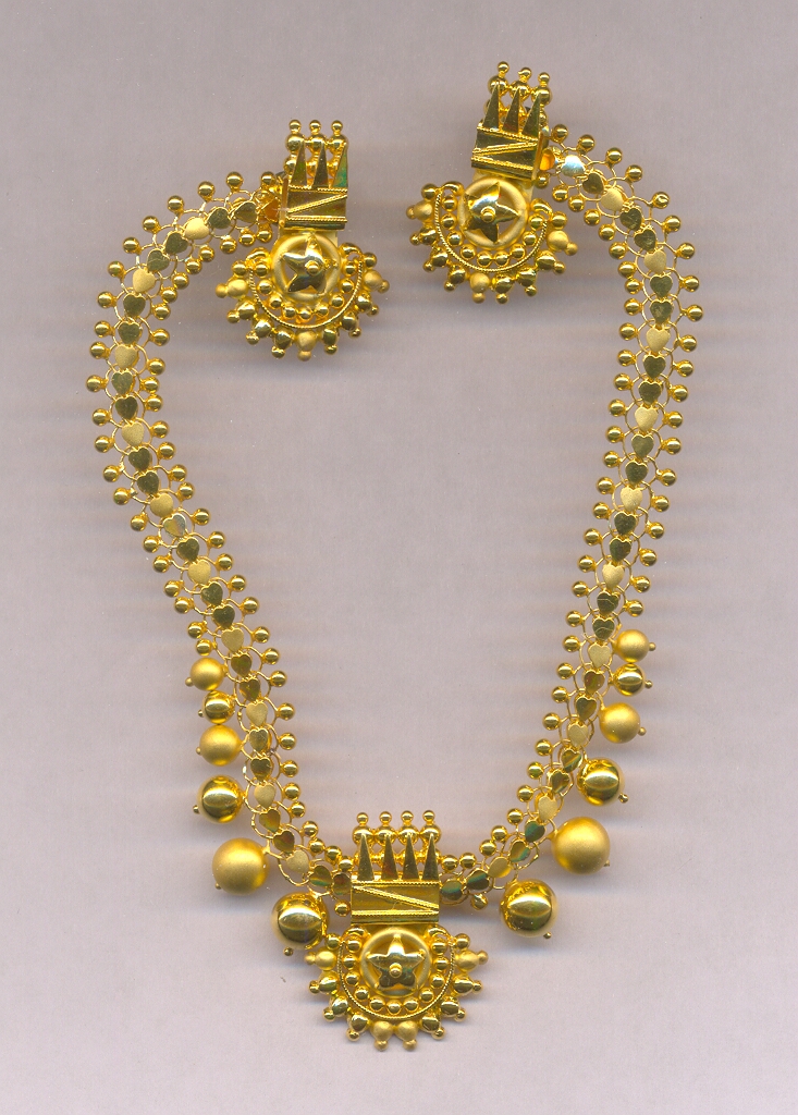 GOLD HALF SET ROUND PLAIN FANCY