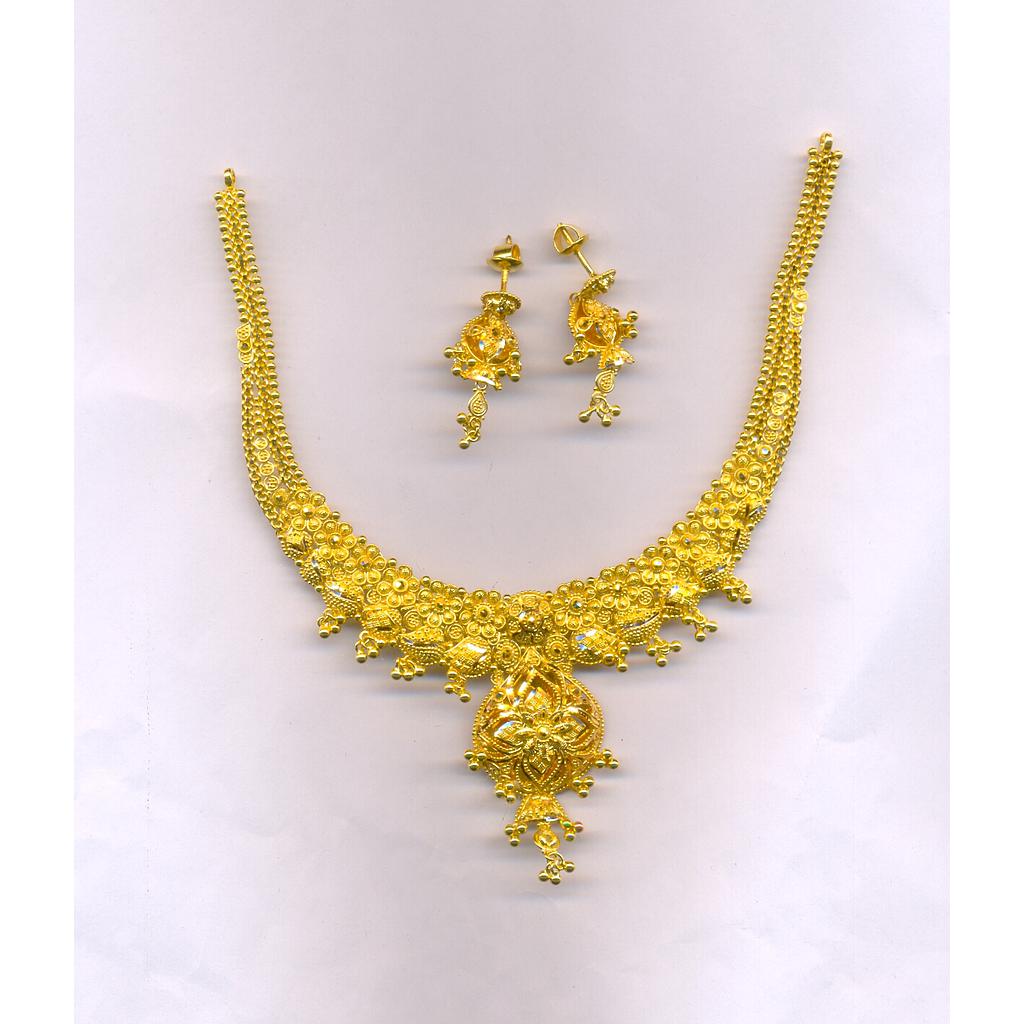 GOLD HALF SET ROUND PLAIN FANCY