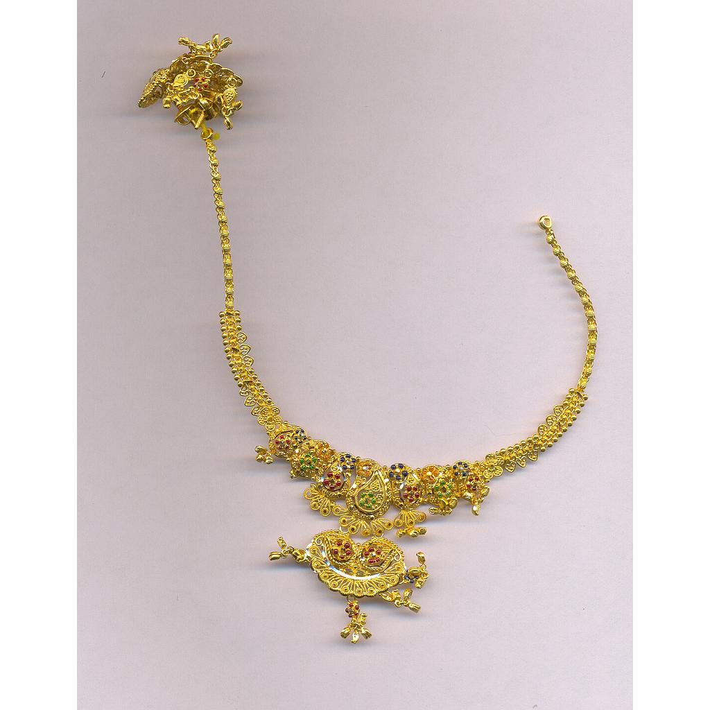 GOLD HALF SET ROUND PLAIN FANCY