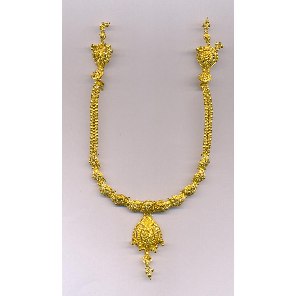 GOLD HALF SET ROUND PLAIN FANCY