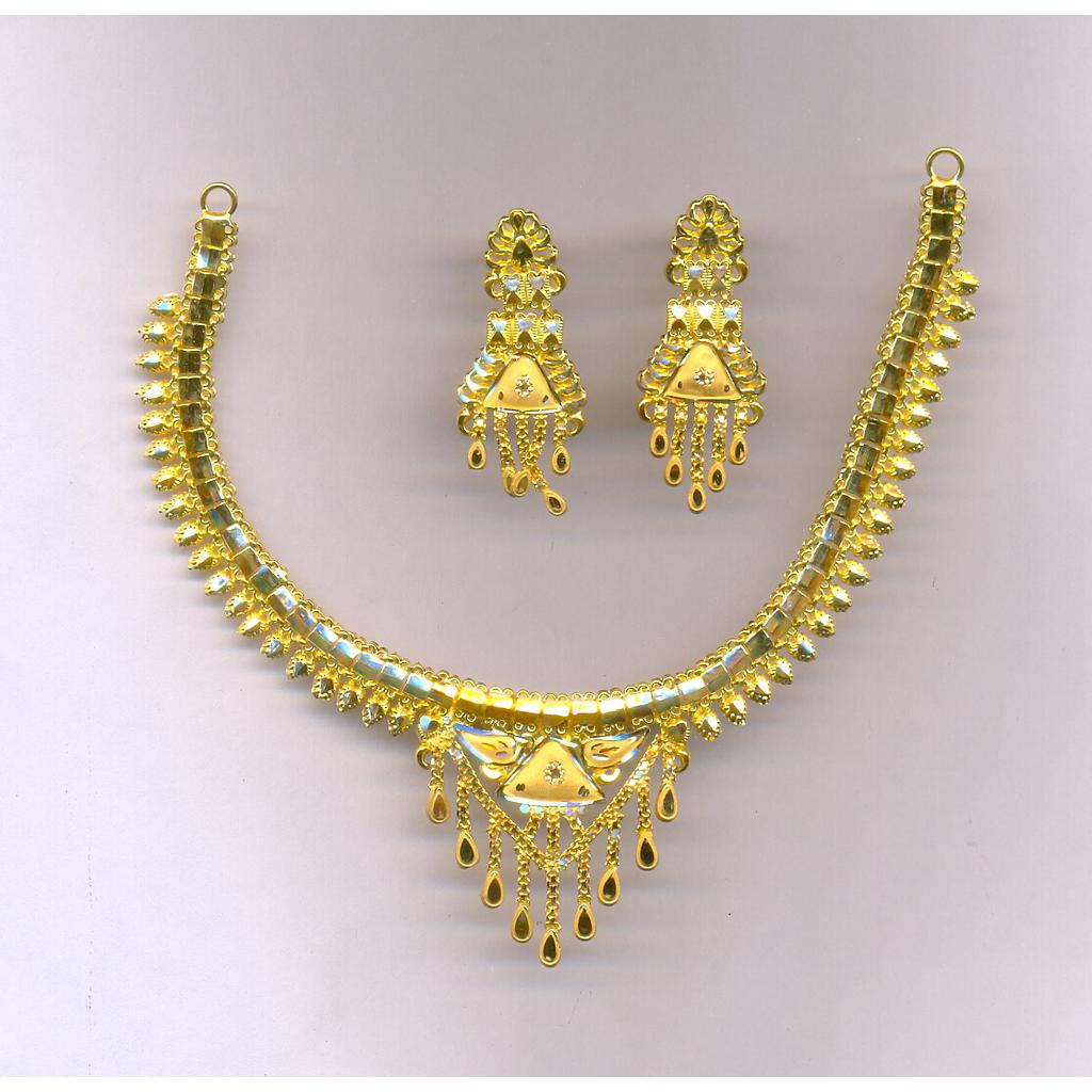 GOLD HALF SET ROUND PLAIN FANCY