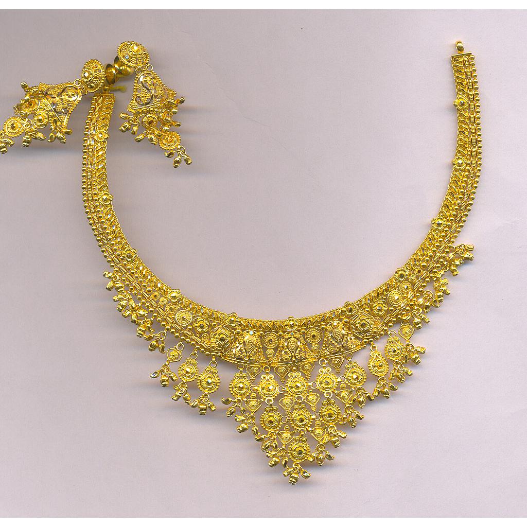 GOLD HALF SET ROUND PLAIN FANCY