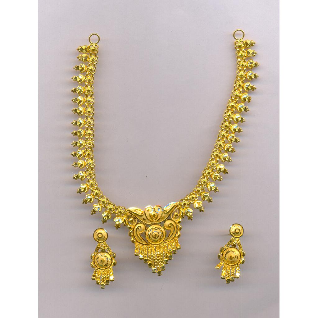 GOLD HALF SET ROUND PLAIN FANCY
