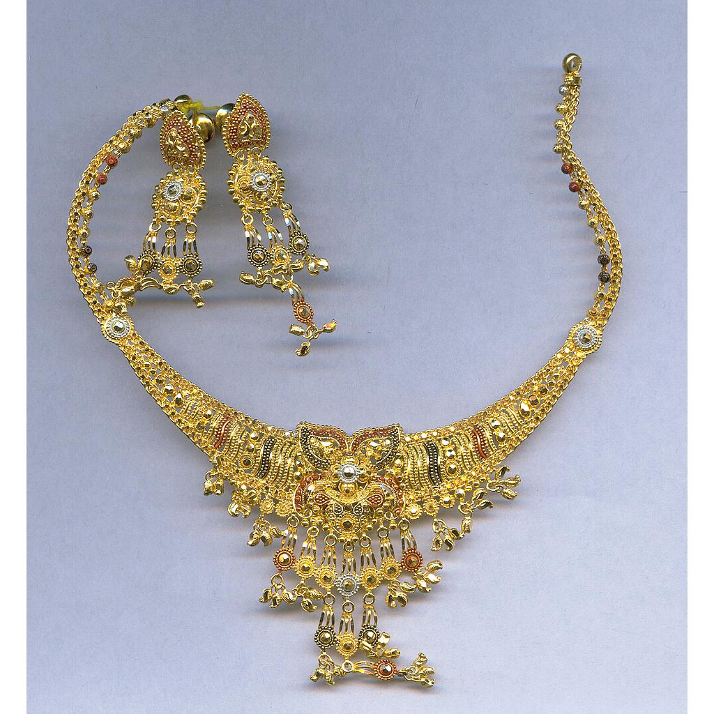 GOLD HALF SET ROUND PLAIN FANCY