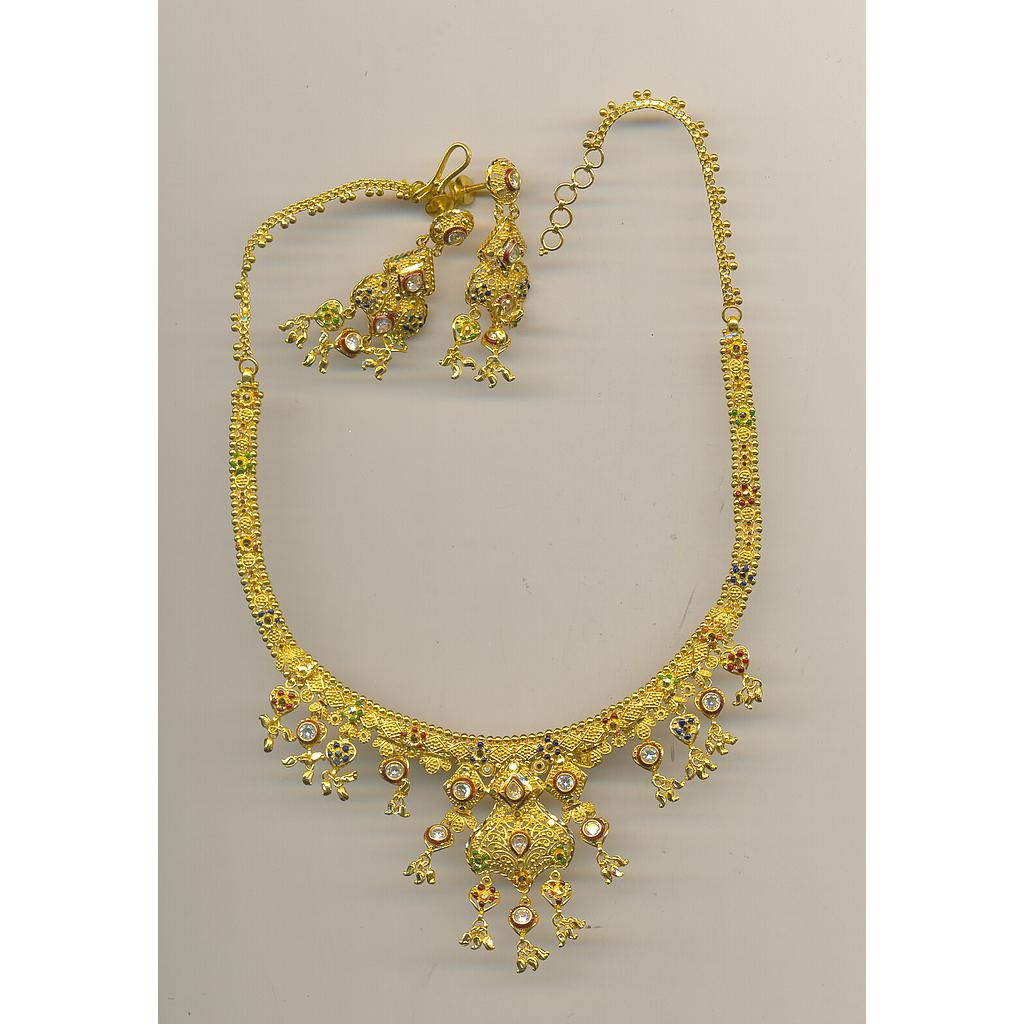 GOLD HALF SET ROUND PLAIN FANCY