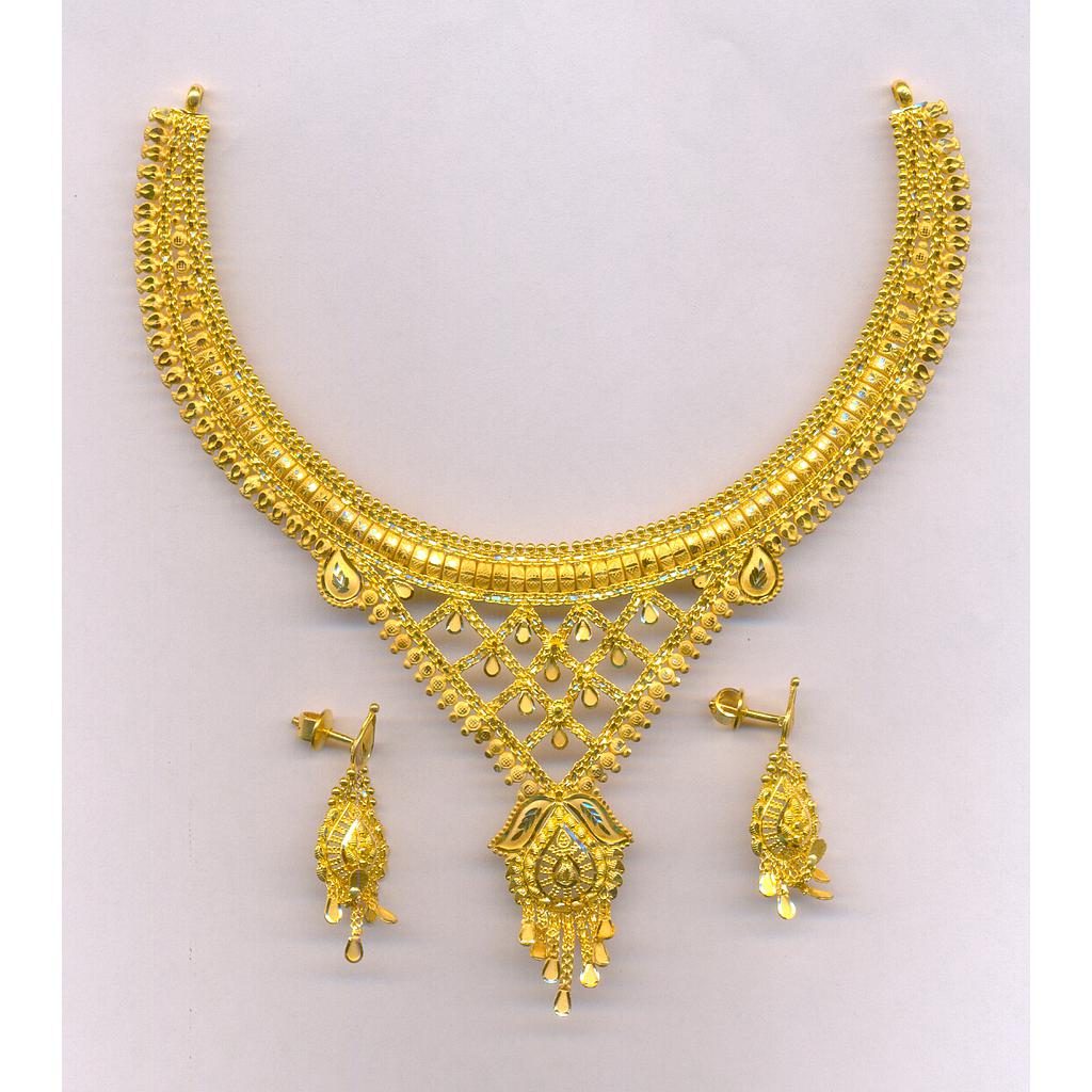 GOLD HALF SET ROUND PLAIN FANCY