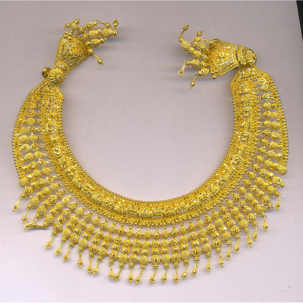 GOLD HALF SET ROUND PLAIN FANCY