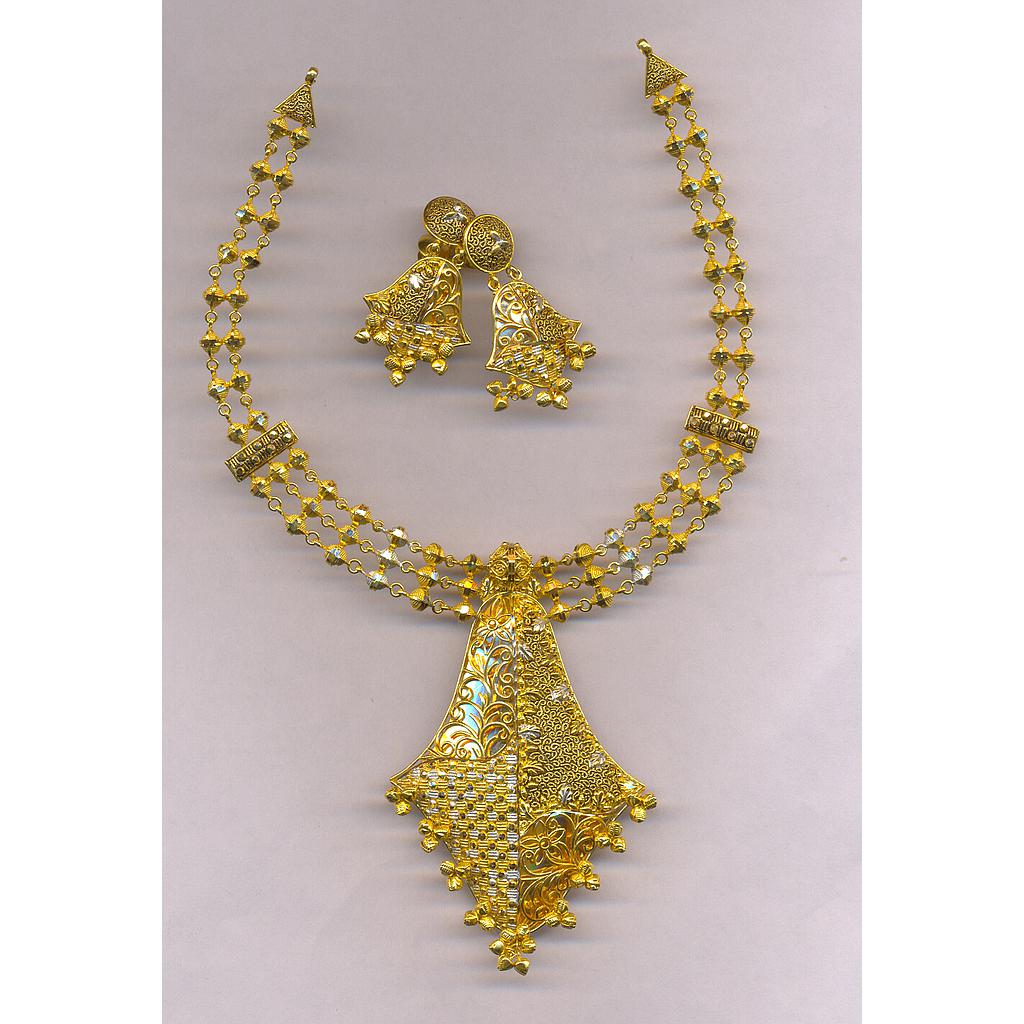 GOLD HALF SET ROUND PLAIN FANCY