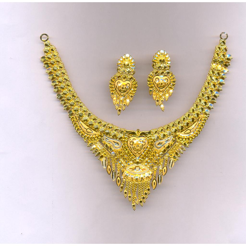 GOLD HALF SET ROUND PLAIN FANCY