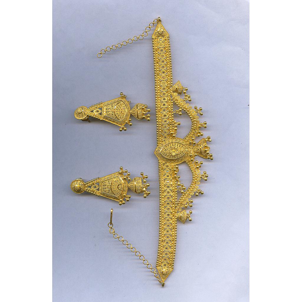 GOLD HALF SET ROUND PLAIN GENERAL