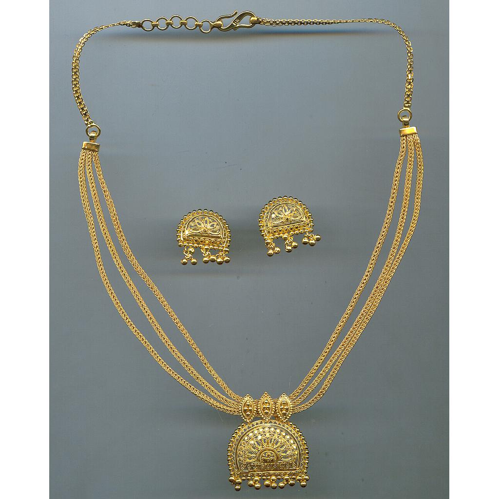 GOLD HALF SET ROUND PLAIN GENERAL