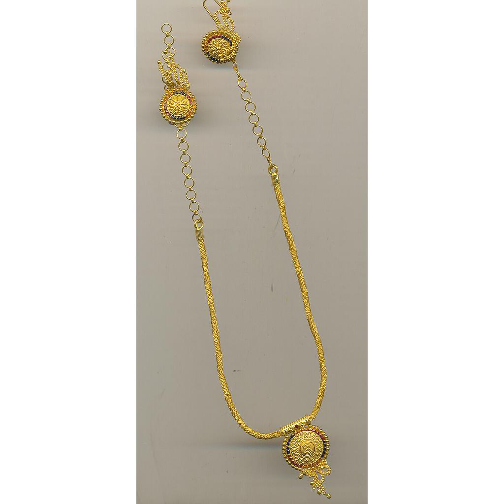 GOLD HALF SET ROUND PLAIN GENERAL