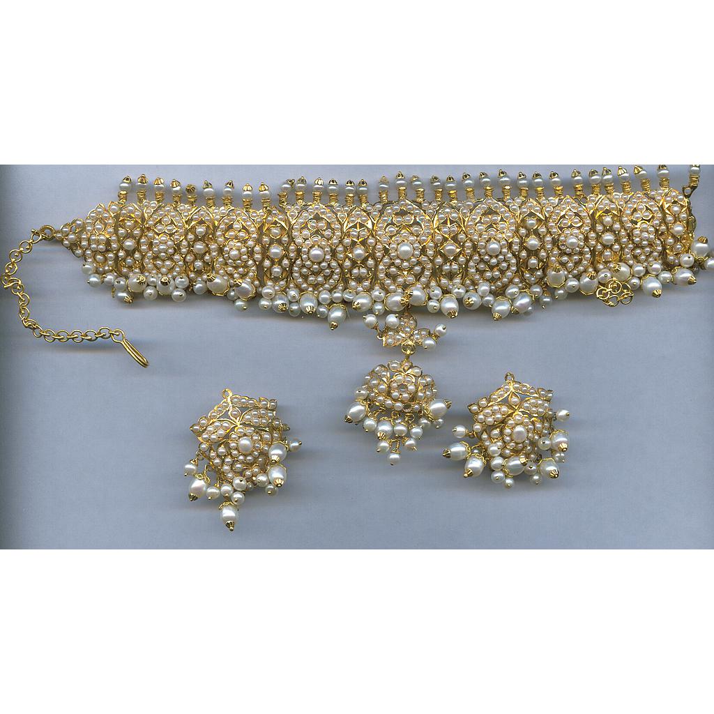 GOLD HALF SET ROUND REALSTONE EXCLUSIVE