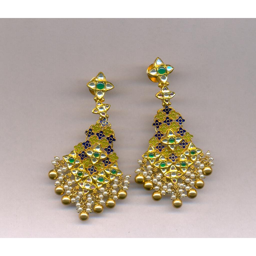 GOLD HANGING KUNDAN EXCLUSIVE