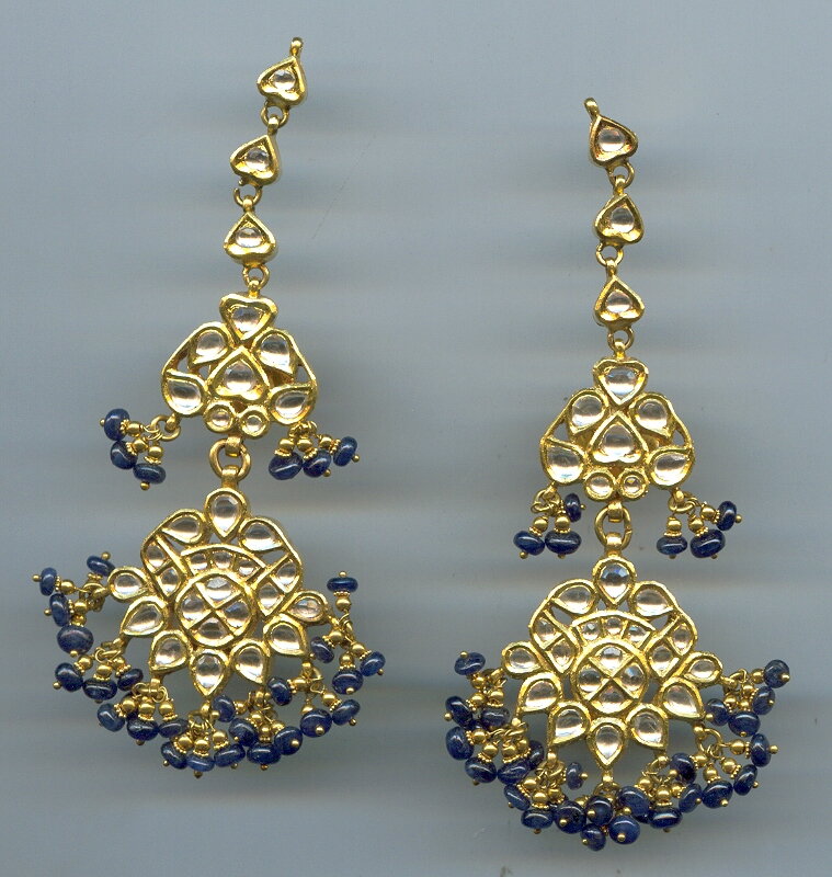 GOLD HANGING KUNDAN EXCLUSIVE