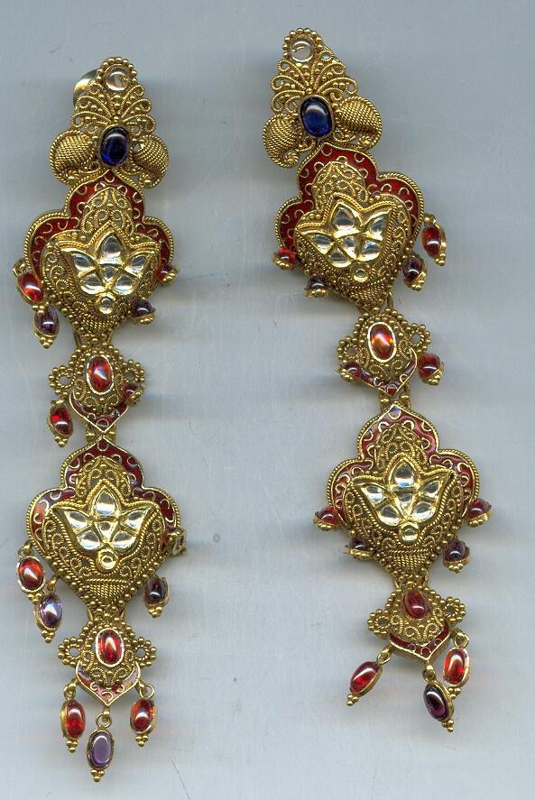 GOLD HANGING KUNDAN EXCLUSIVE