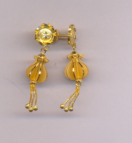 GOLD HANGING PLAIN FANCY