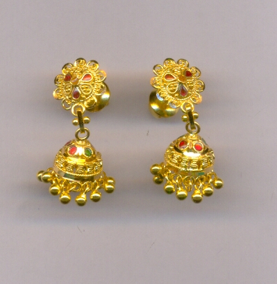 GOLD HANGING PLAIN FANCY