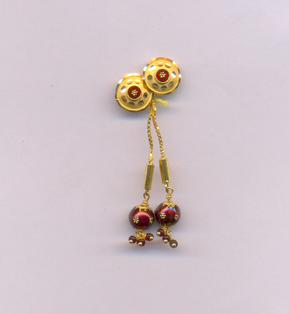GOLD HANGING PLAIN FANCY