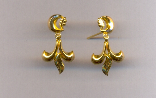 GOLD HANGING PLAIN FANCY