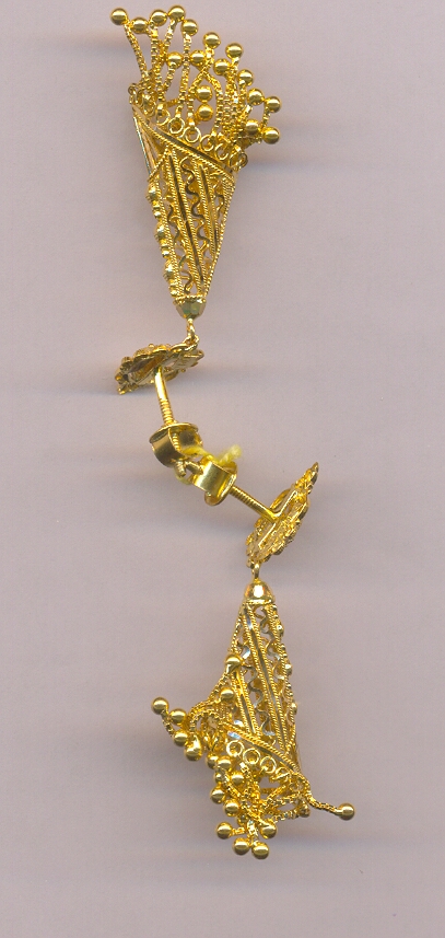 GOLD HANGING PLAIN FANCY