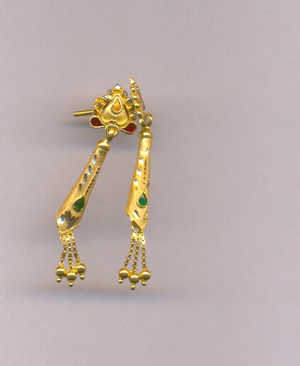 GOLD HANGING PLAIN FANCY