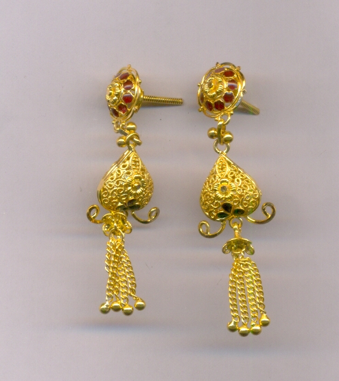 GOLD HANGING PLAIN FANCY