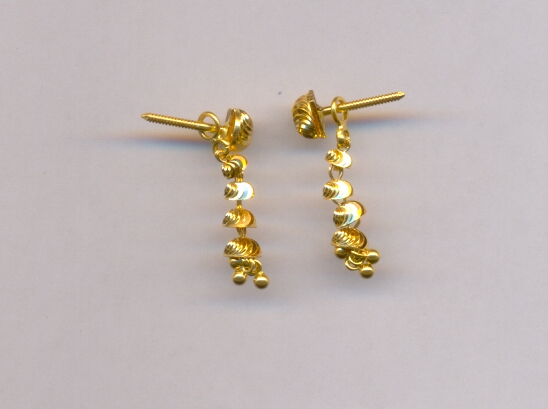GOLD HANGING PLAIN FANCY
