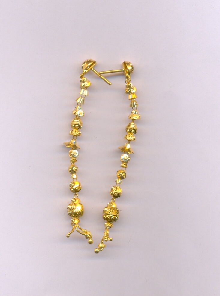 GOLD HANGING PLAIN FANCY