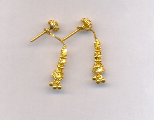 GOLD HANGING PLAIN FANCY