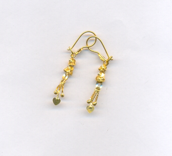 GOLD HANGING PLAIN FANCY